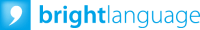 Logo bright language
